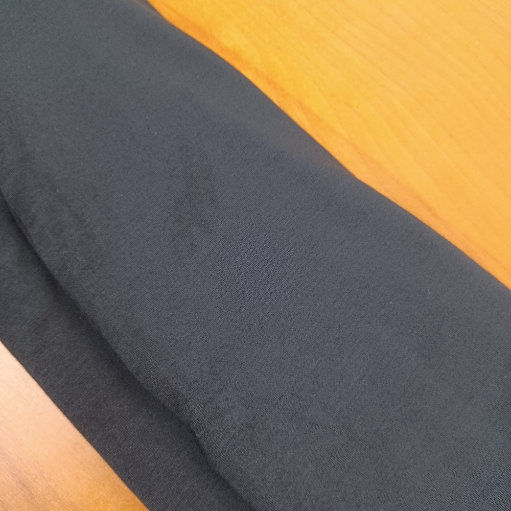 SER.O.YA Women Lotus Midi Dress Size L Black Cutout Twist Jersey Long Sleeve - Picture 8 of 16